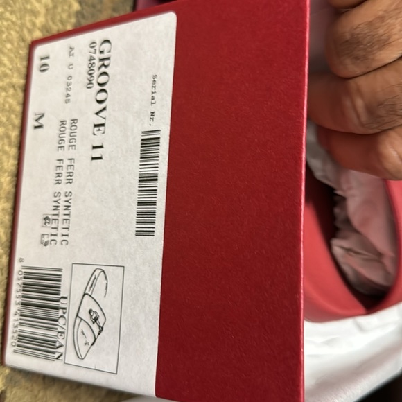 Salvatore Ferragamo Red Groove Men Slides Sandals - Picture 4 of 11